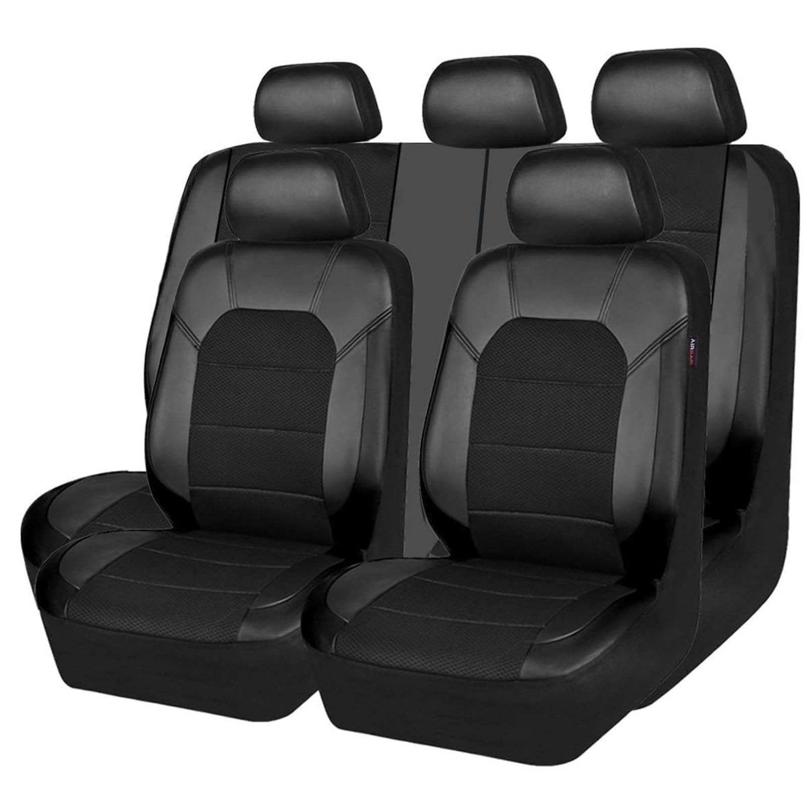 YDZJDHIEY Car Seat Covers for BMW 1 Series 118d F20/118i F20/120d F20 Hatchback 2011-2023, Seat Protector Covers, Comfortable Interior Accessories,normal-Black