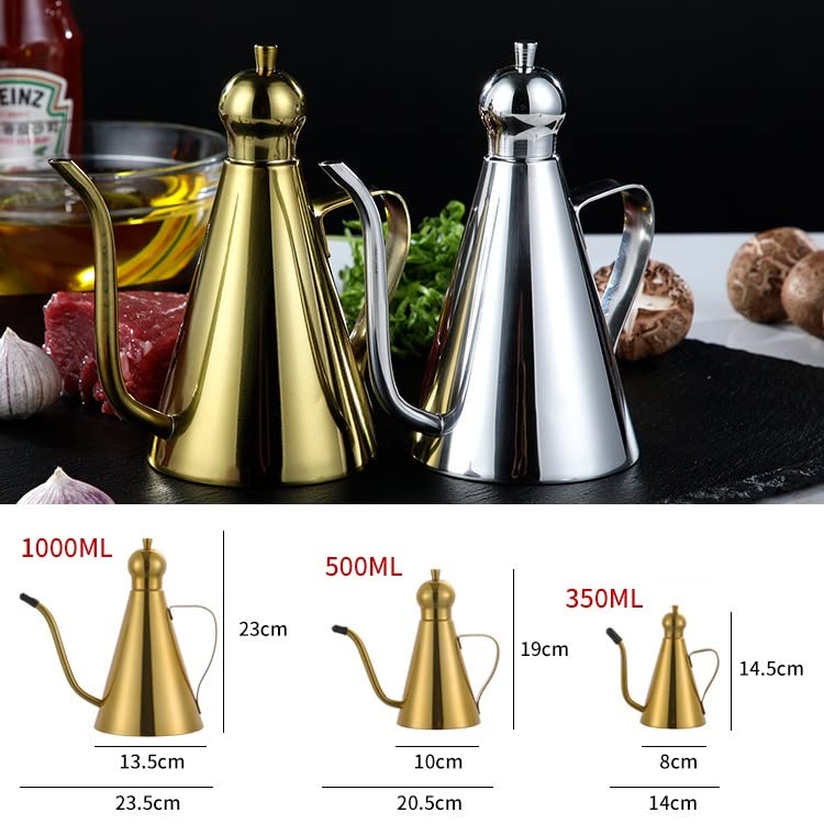 350Ml Olijfolie Dispenser,Keuken Roestvrij Staal Olie/Azijn Pot,Olijfolie Fles,Olijf Opslag Container 350Ml Olijfolie Dispenser,Keuken Roestvrij Staal Olie/Azijn Pot,Olijfolie Fles,Olijf Opslag Container