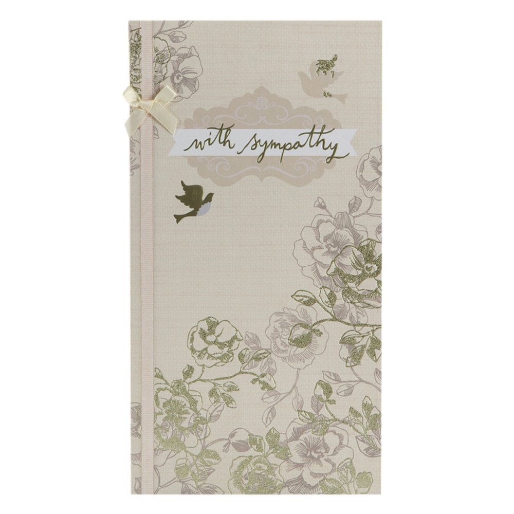 Hallmark Sympathy Card 'Always Remembered' - Medium Slim