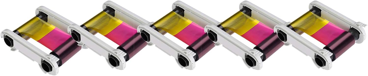Bodno 5 x Evolis Primacy R6F003AAA Color Ribbon – YMCKOK – 200 Prints Software Demo