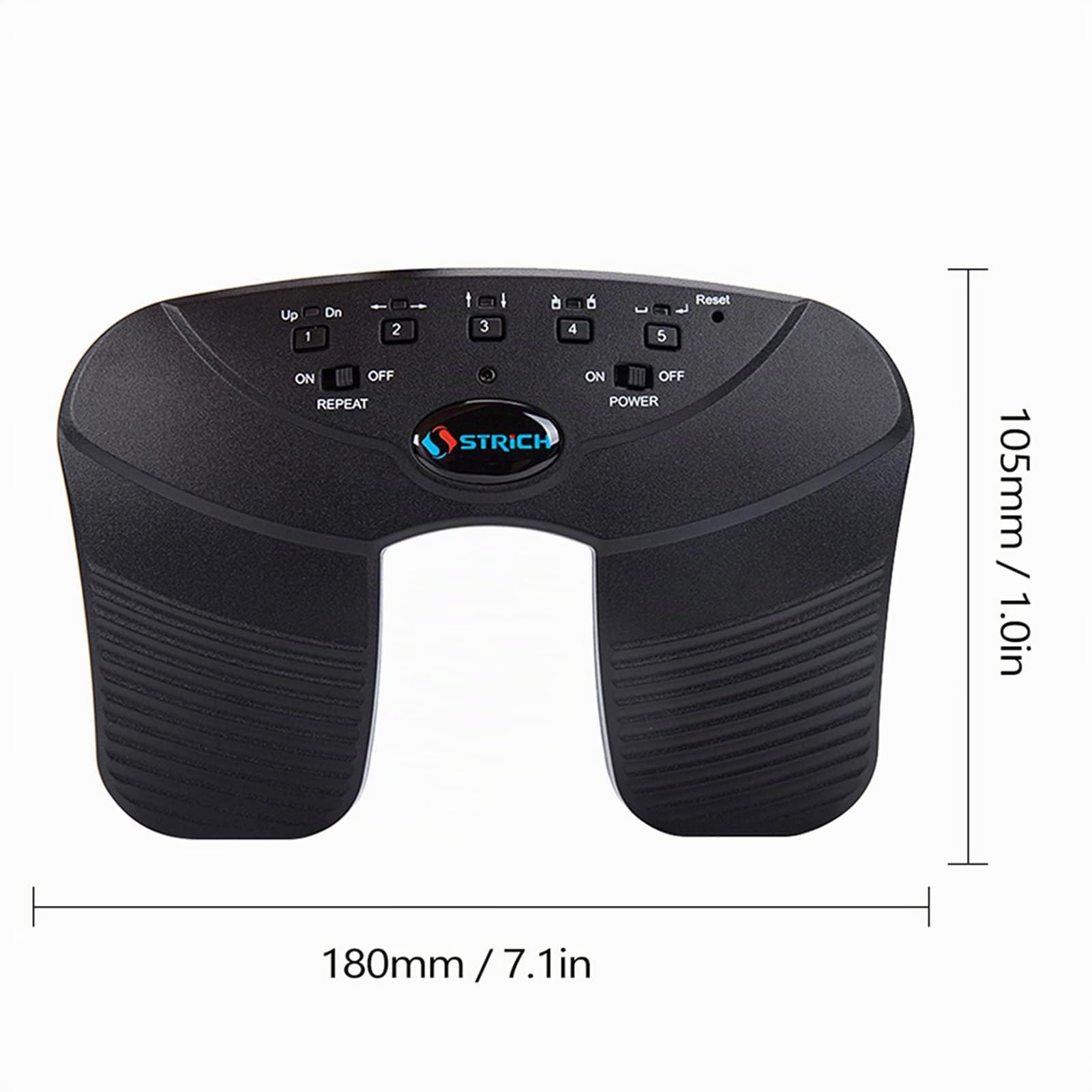 Btuty Pedal de giro de página BT inalámbrico, batería recargable incorporada, compatible con iPad, tablets, smartphones Android