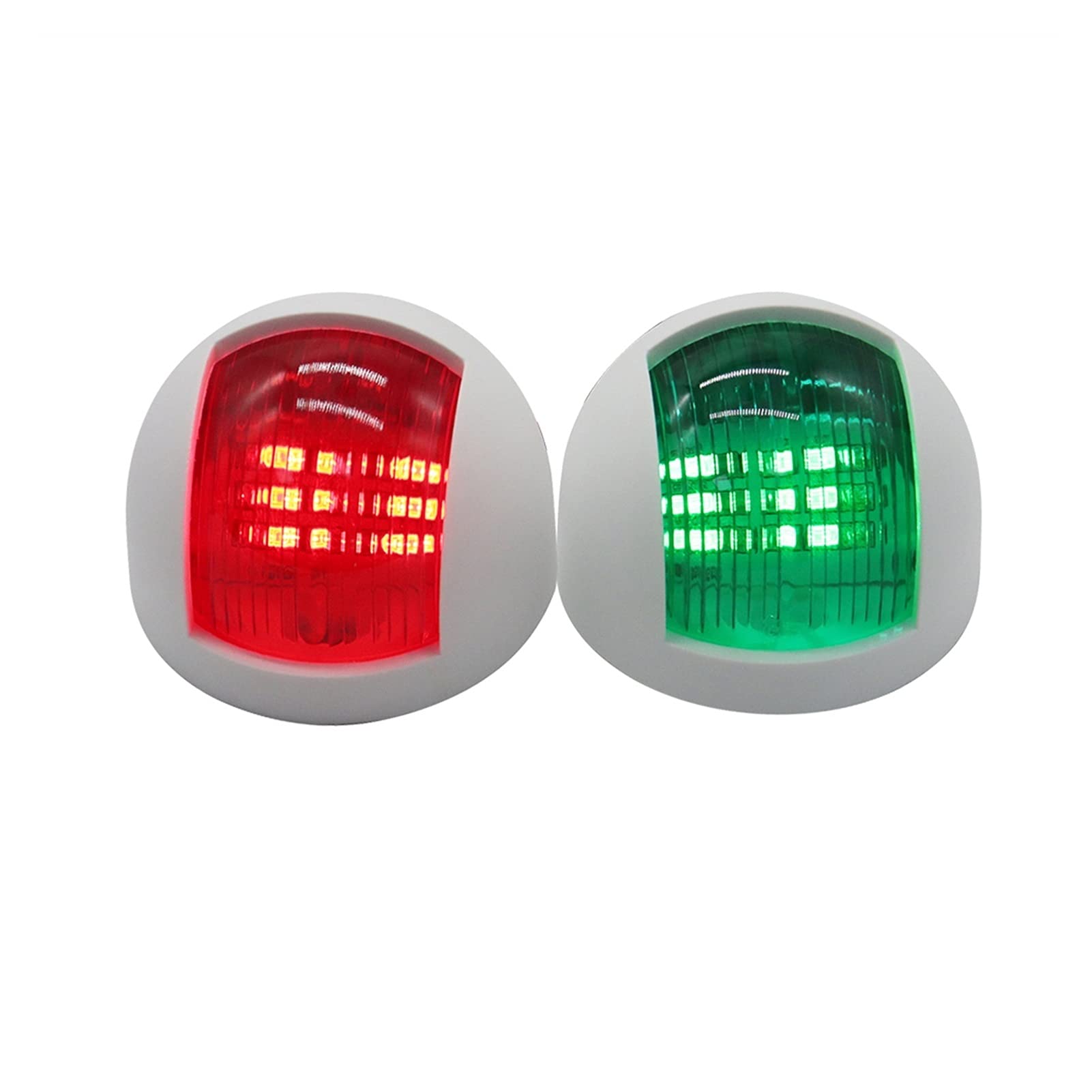 Luci di Navigazione GUIDATO Lampada per Navigazione Marina Arco emisferico Pontoon Pontoon Skiff Boat Barca di Alimentazione Segnale di Avvertimento Lampada per Barca Marina