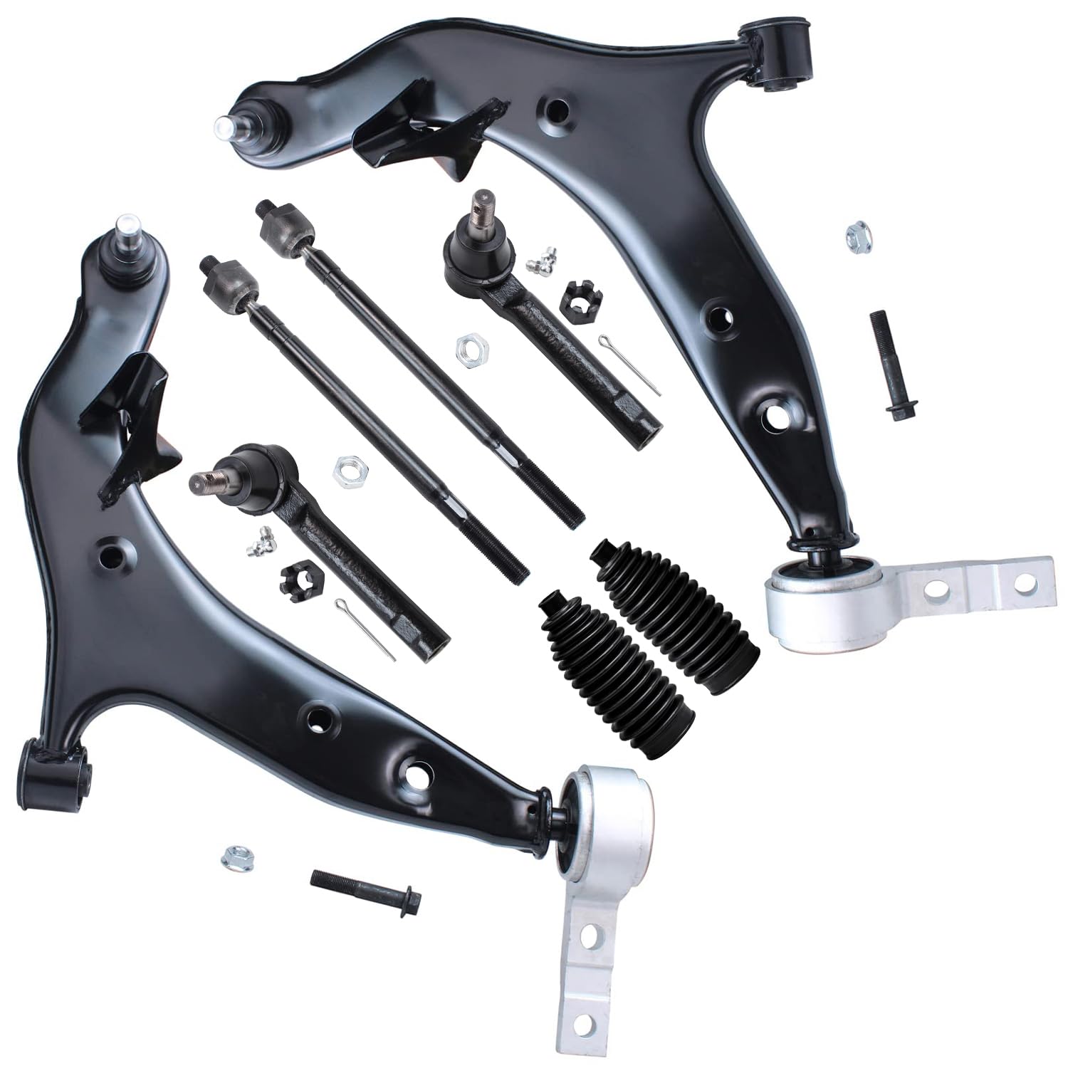 Detroit Axle - 8pc Front End Suspension Kit for 2004-2009 Nissan Quest 2