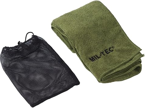 Mil-Tec Microfiber Towel 80cm x 40cm Olive