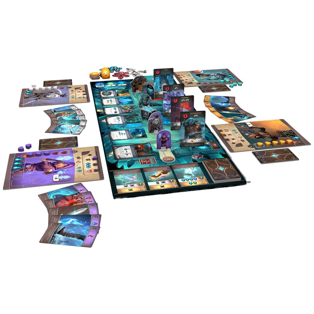 Asmodee Dungeon Legends, Juego de Mesa de Campaña y Estrategia