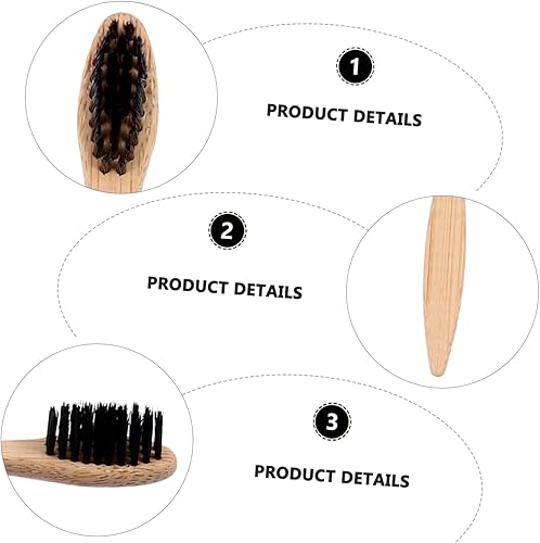 Miniatura 6 de Cepillos de dientes extra suaves Cepillos de dientes de bambú 6 piezas - Cepillo de dientes amigable y cepillo de dientes cerdas suaves Cepillos de