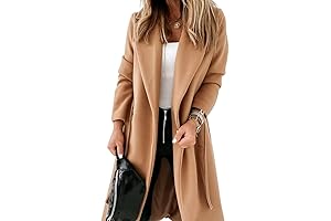 Women's Classic Coat: Stay Warm and Stylish with Our Long Wool Jacket