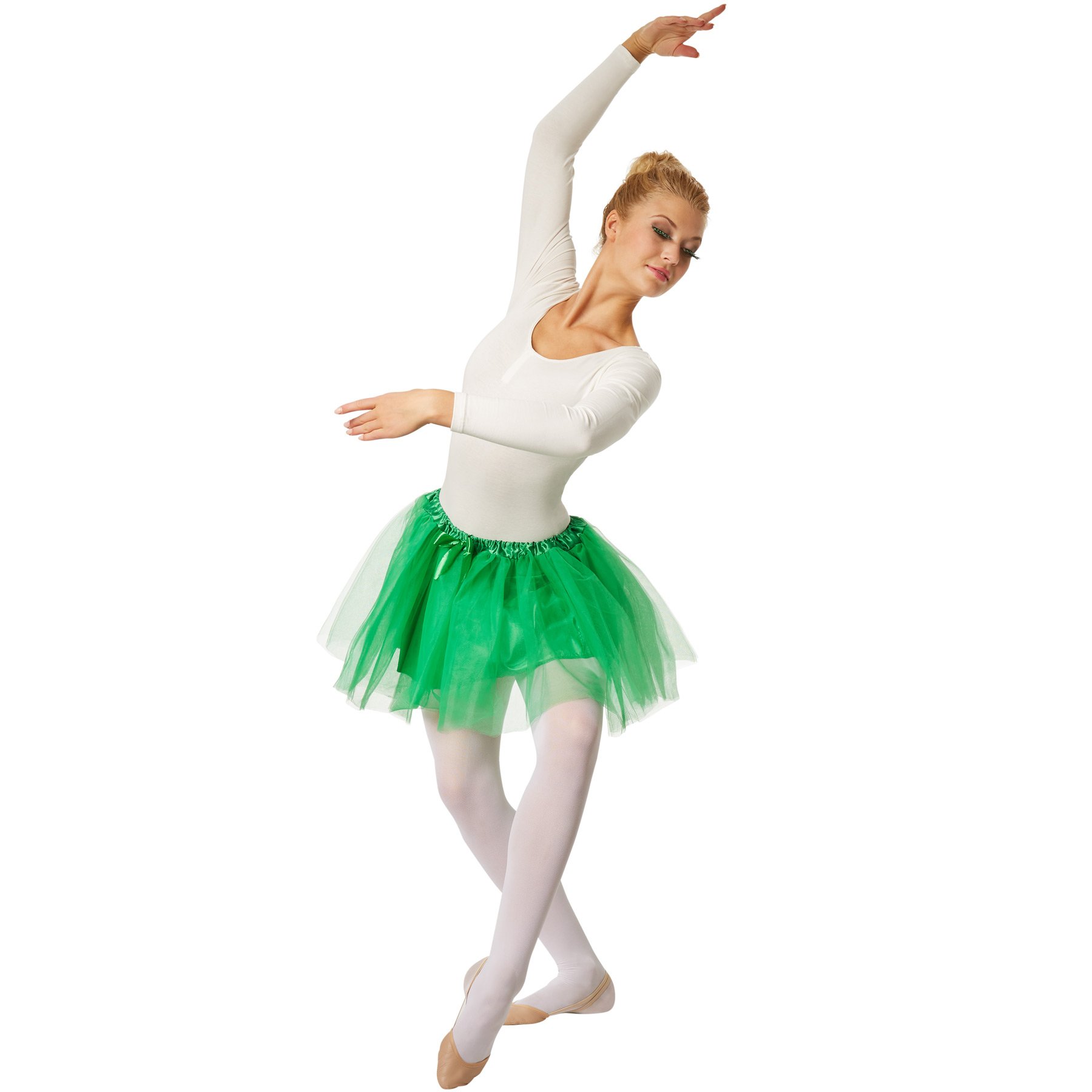 dressforfun Tutu aus 3-lagigen Tüll mit eingenähtem Satinunterrock