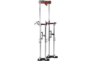 Pro 36" - 48" Drywall Stilts - Silver (zancos drywall dura still 24 48)
