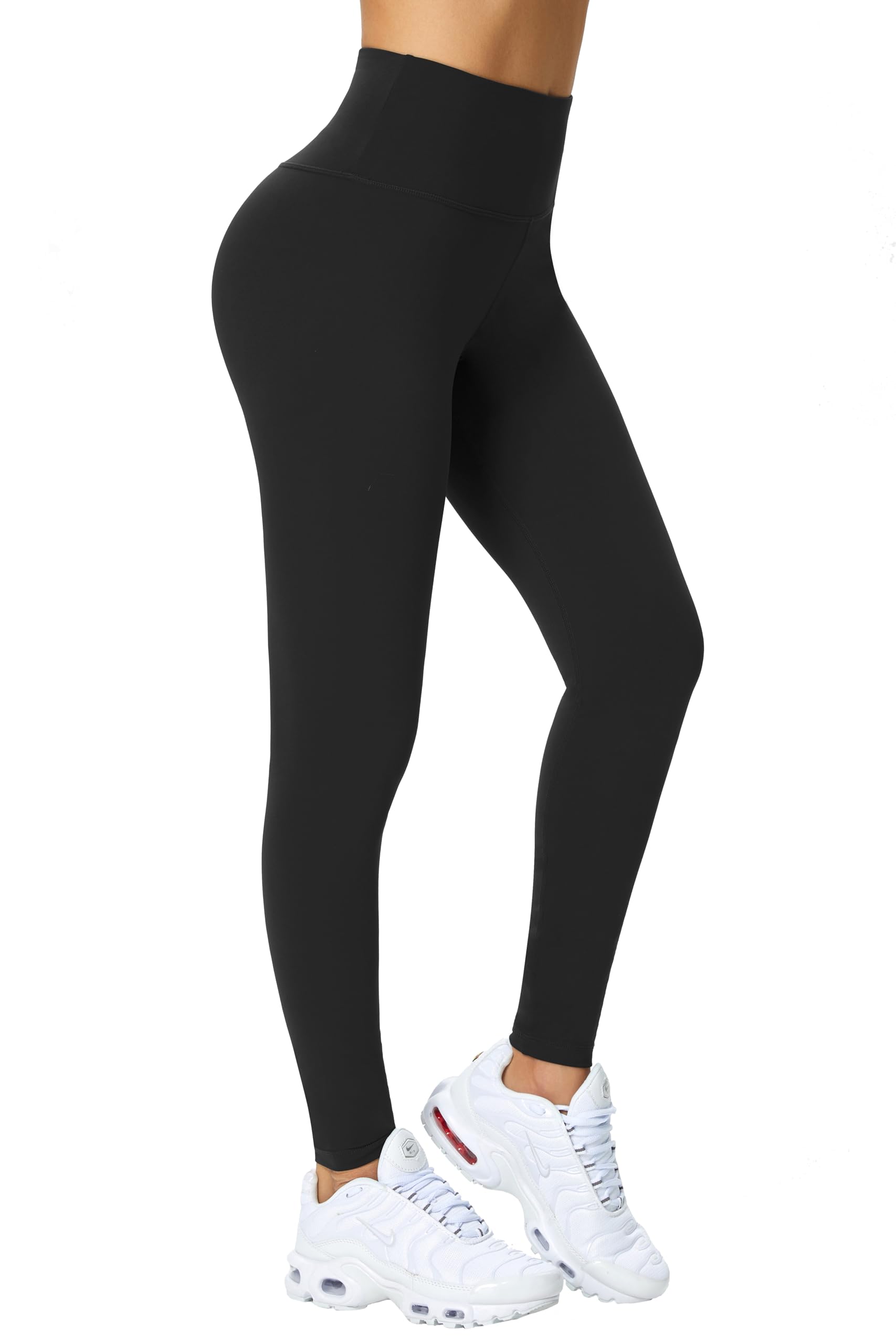 Enjoyoga Leggings Damen High Waist [mit Innentasche] -Blickdicht Sporthose Laufhose für Sport Yoga Gym