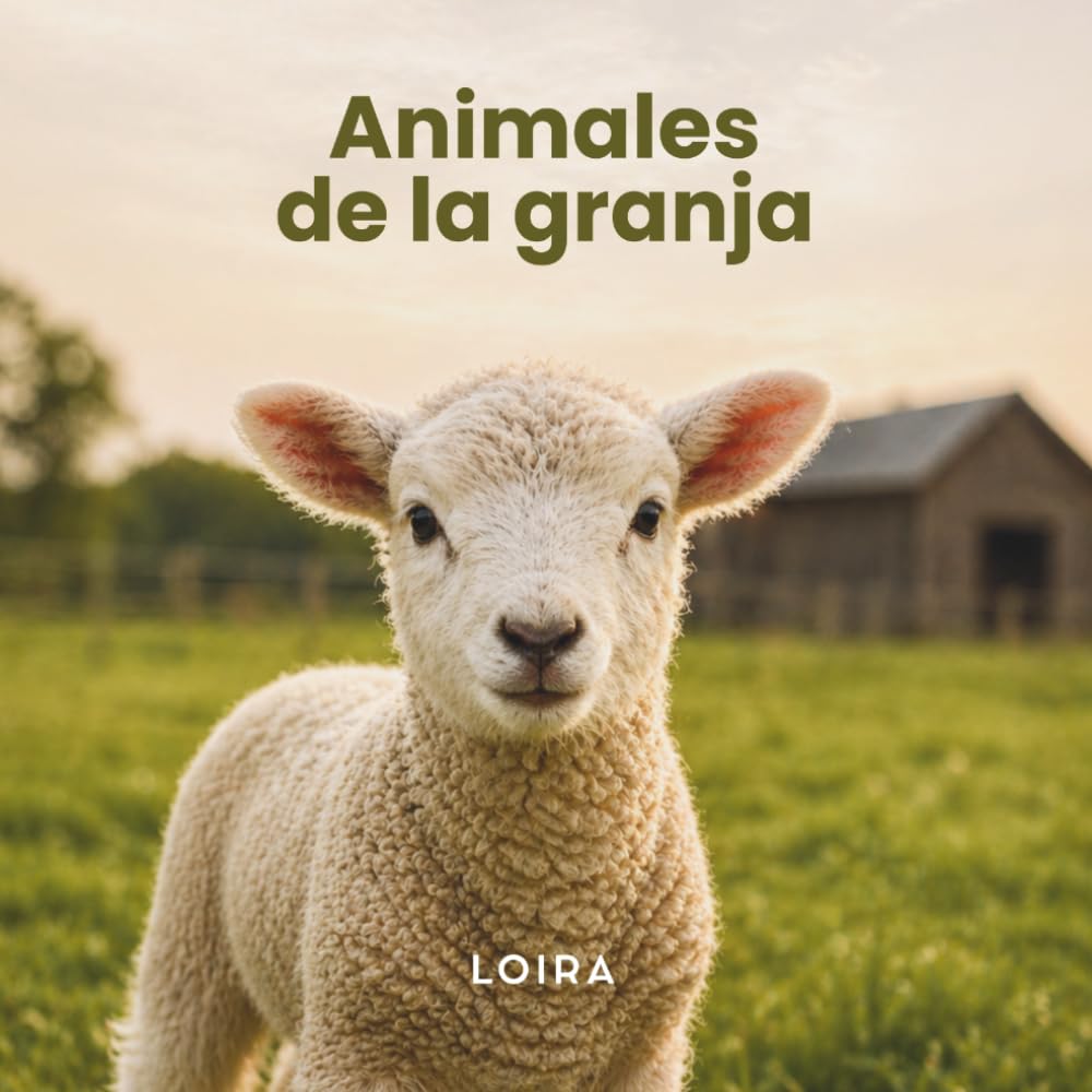 Animales de la granja | Libro Montessori para bebés | Primeras palabras con imágenes reales (0-3 años) (Colección | Primeras palabras)