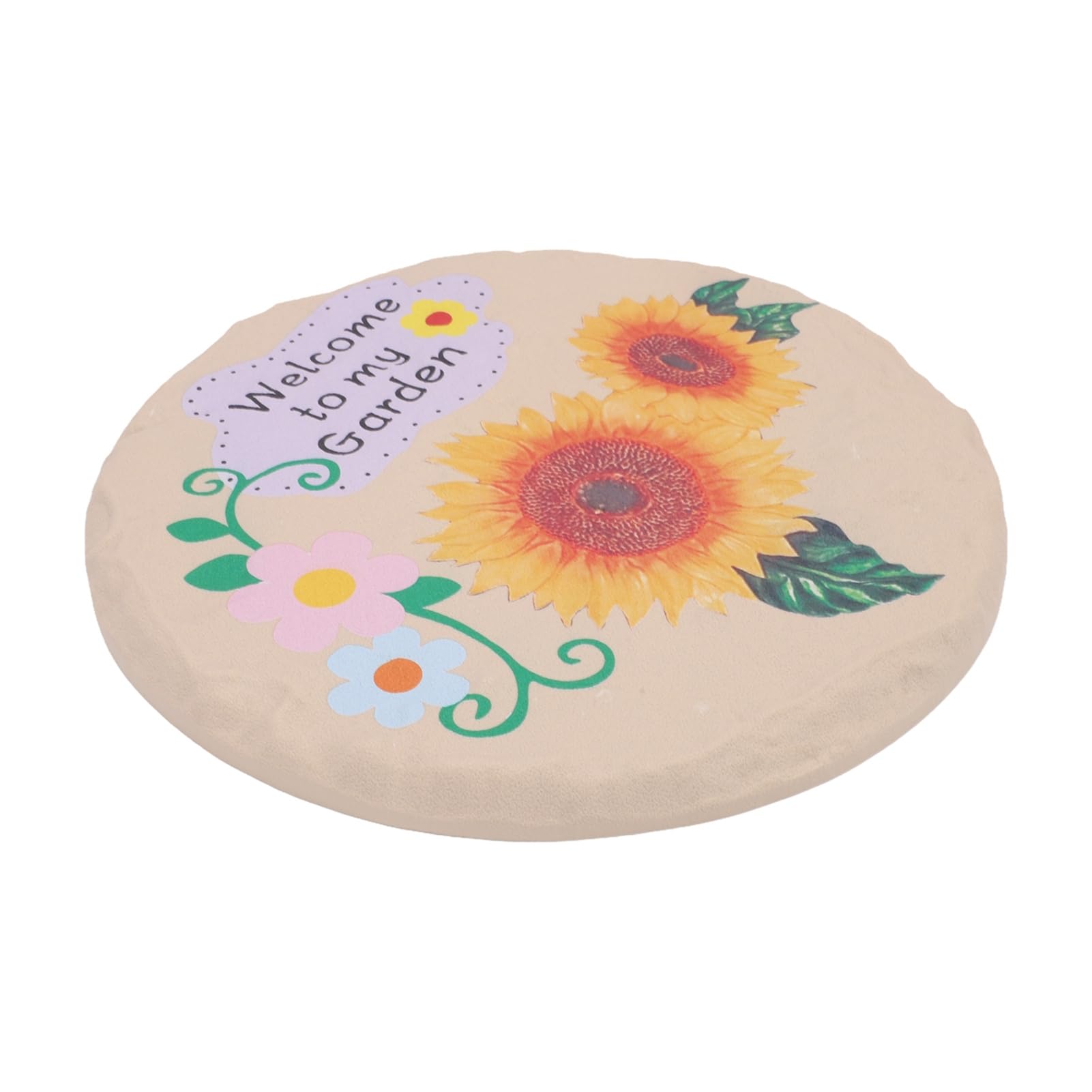Cryfokt Dalles de Jardin en Résine Rondes 15.55in, Lot de 4 Pas Japonais