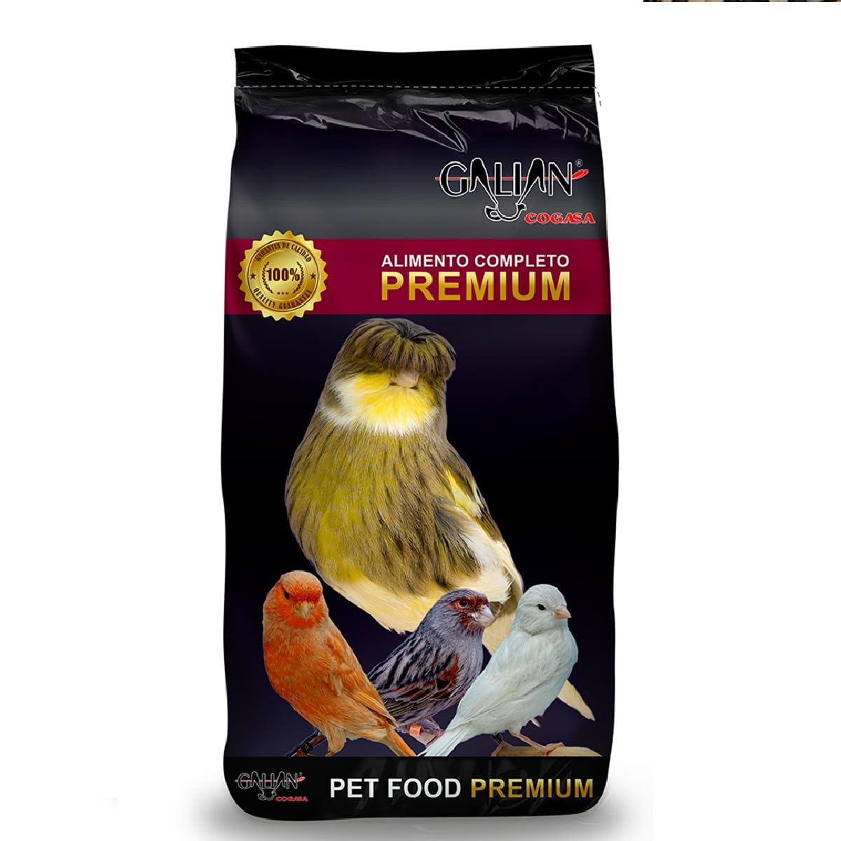 Miscela di semi senza avena 20kg per canarini 100% naturale - Arricchito con vitamine - Nutrizione completa e bilanciata - Prodotto in Spagna
