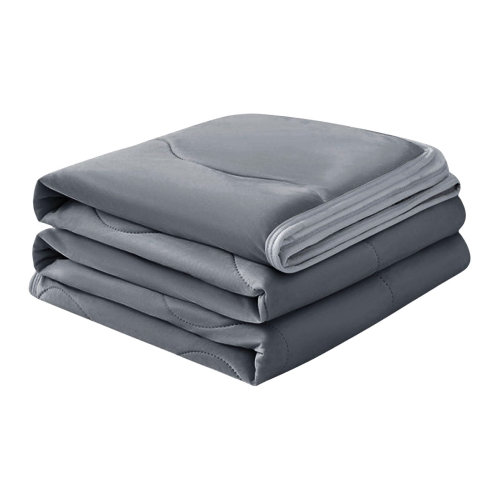 Summer Cooling Blanket for Night Sweats UK, Ice Cooling Blankets King Size Double Bed Adult Single Skin Friendly Plain Print Bed Blanket Cooler Quilt for Hot Sleepers Sweats All-Season Lightweight โ image 1