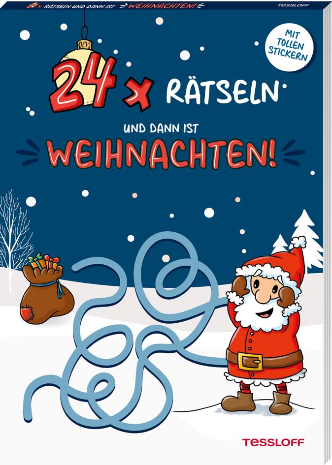 24 x rätseln und dann ist Weihnachten! / Stimmungsvolle Rätsel für...