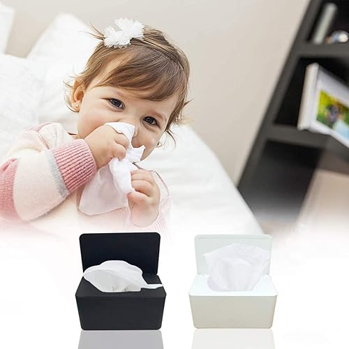 Miniatura 5 de Moorfowl Dispensador de toallitas de bebé para baño, diseño Upgarde (8.2 pulgadas de largo x 4.9 pulgadas de ancho x 3.9 pulgadas de alto),