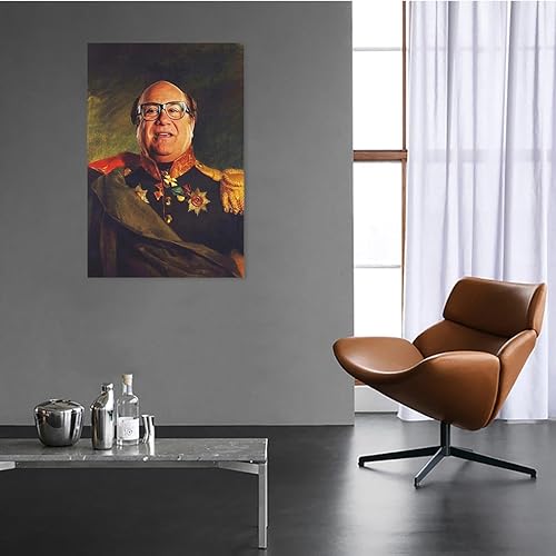 Miniatura 3 de Kreezi Danny Devito - Póster de pintura clásica, póster con texto en inglés "It's Always Sunny Actor Regal Comediante Writer Canvas Wal Art Danny