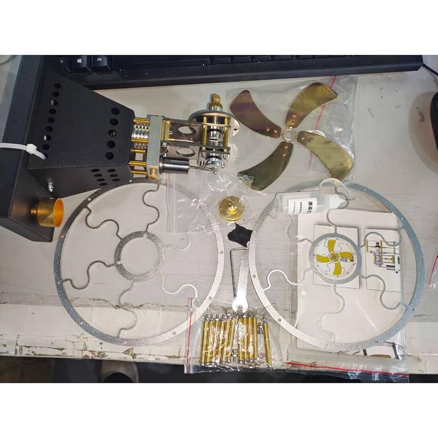 スターリングエンジンによるストーブファン スターリングエンジンによるストーブファン - メルカリ