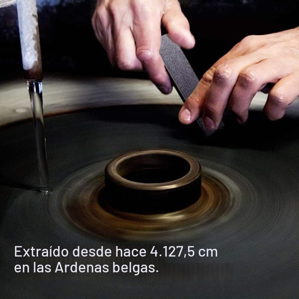 Belgischer Brocken piedra afiladora azul 150x40 mm. Piedra de afilar finamente para cuchillas, instrumentos quirúrgicos, maquinillas de afeitar