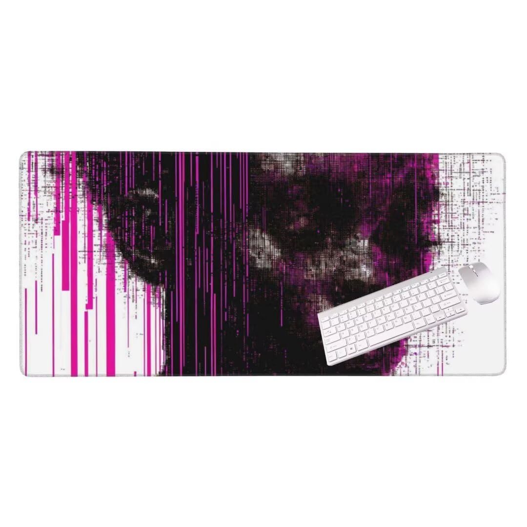 Alfombrilla de ratón 1400x600x3 MM, Alfombrilla Ratón XXL Extendida de Gran Tamaño con Bordes Cosidos, Base de Goma Antideslizante Almohadilla para Teclado, Mujeres Africanas S-3575