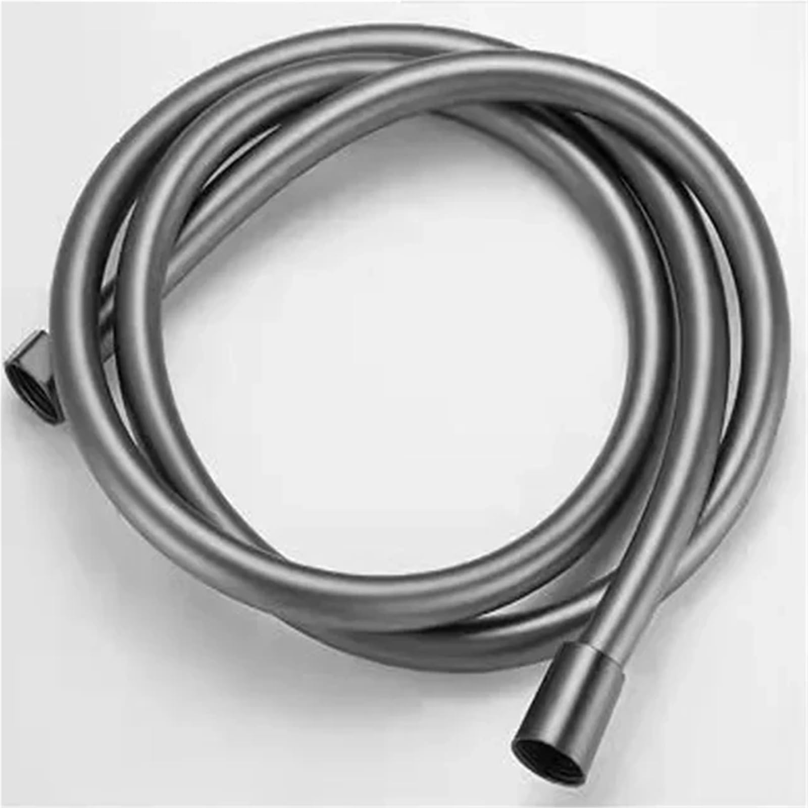 Djskldf Grey Tubo Pvc 1.5M Pvc High Pressure Shower Hose Flexible Tube For Bathroom Head Golden Silver Black Bath Accessorie(Grey)