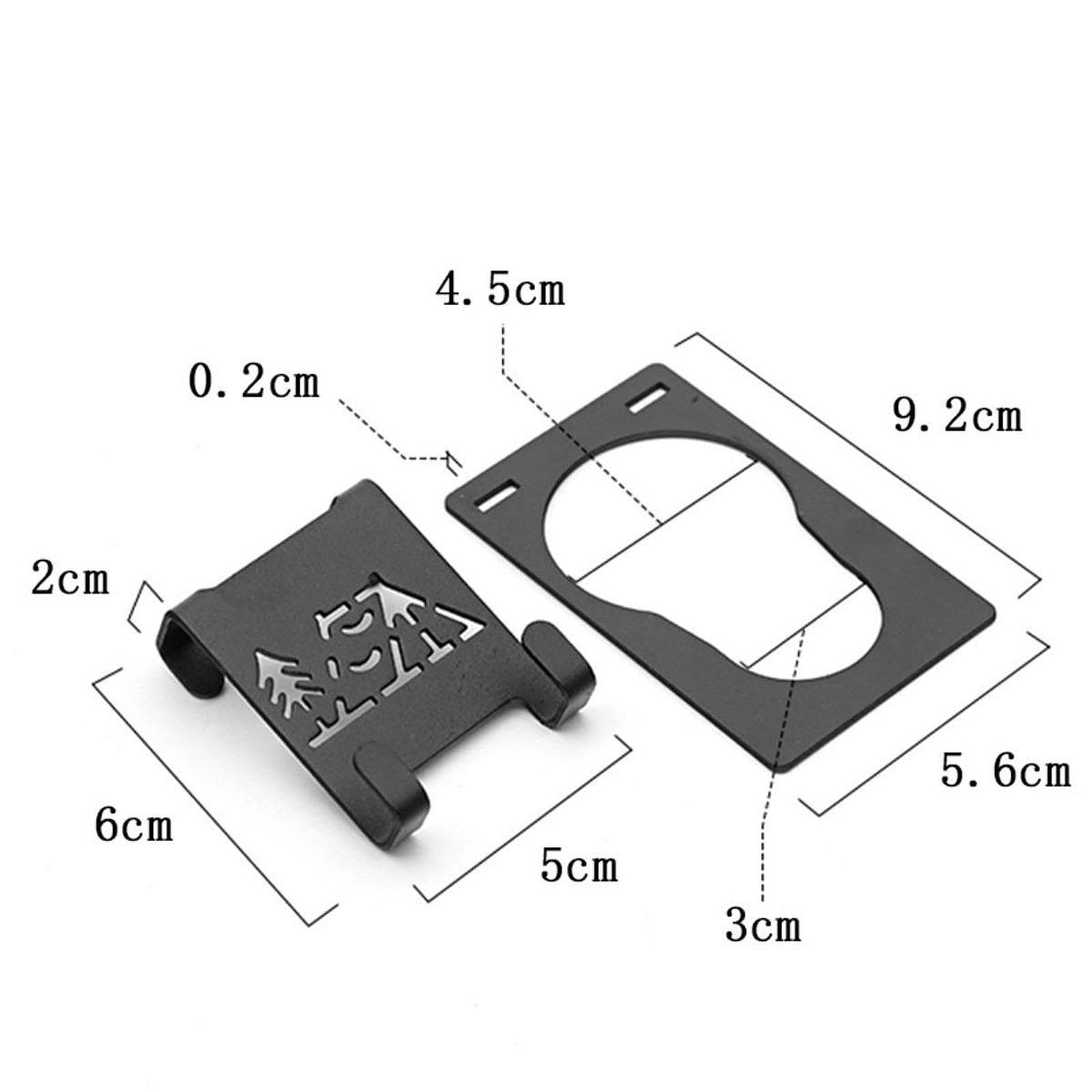 Vaveren Camping Table Gas Tank Hook Gas Tank Holder Portable Versatile Use Gear Multifunctional Hook Bracket for Travel Hiking Picnic, Set