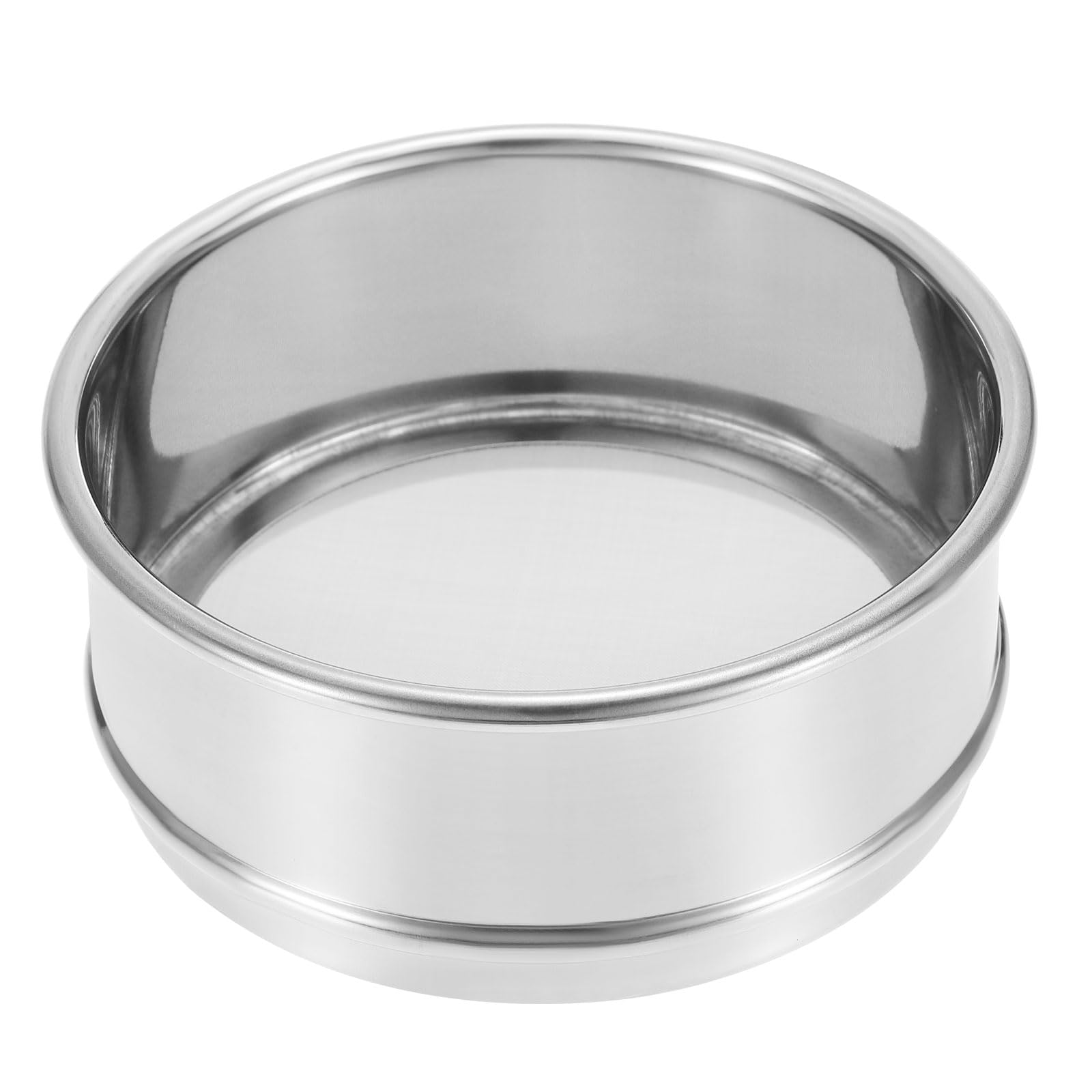 PATIKIL Setaccio Da Laboratorio 200 Mesh, Diametro 4" Setaccio Di Prova In Tela In metallo In Acciaio Inox 304 (0.07mm) Per Laboratorio Industriale