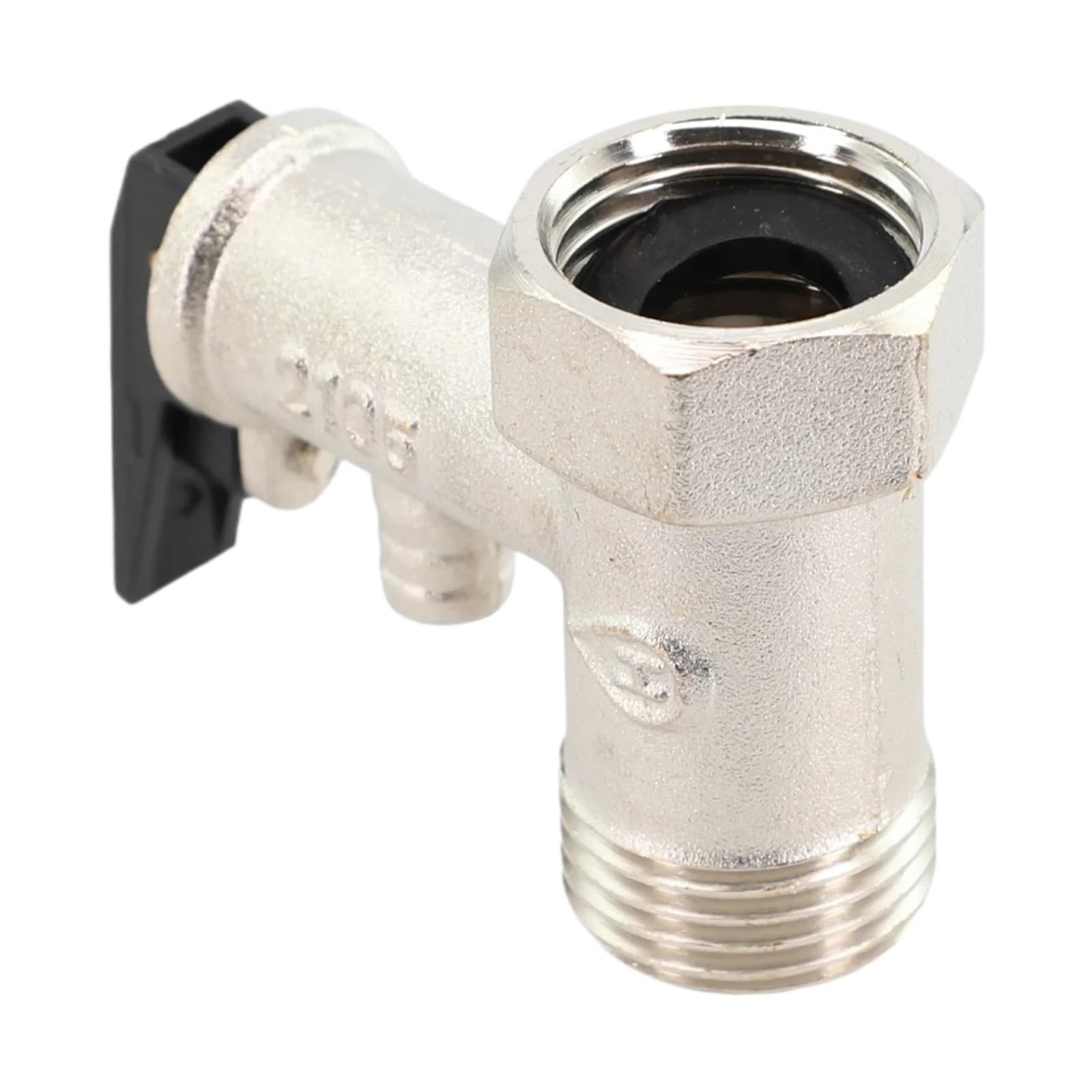 Vmvud 1Pcs Valve Pressure Relief Valve Boiler 1/2Inch Threads Electric Water Heater Safety Valve Brass Adjustable Pressure Reducing
