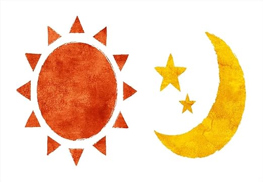 Amazon ウォールステッカー 飾り 30 30cm シール式 装飾 おしゃれ 壁紙 はがせる 剥がせる カッティングシート Wall Sticker 雑貨 ガラス 窓 Diy プチリフォーム パーティー イベント 賃貸 ユニーク イラスト 太陽 月 00 ウォールステッカー オンライン通販