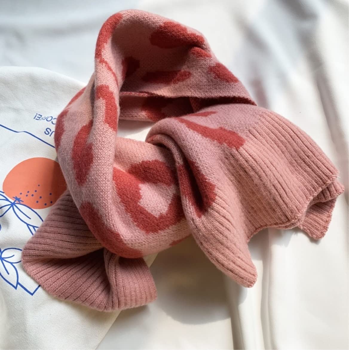 Miękki Szal Modny Szalik Damski Miękki Owinięty W Stylowy I Lekki Szalik Na Co Dzień(Pink)
