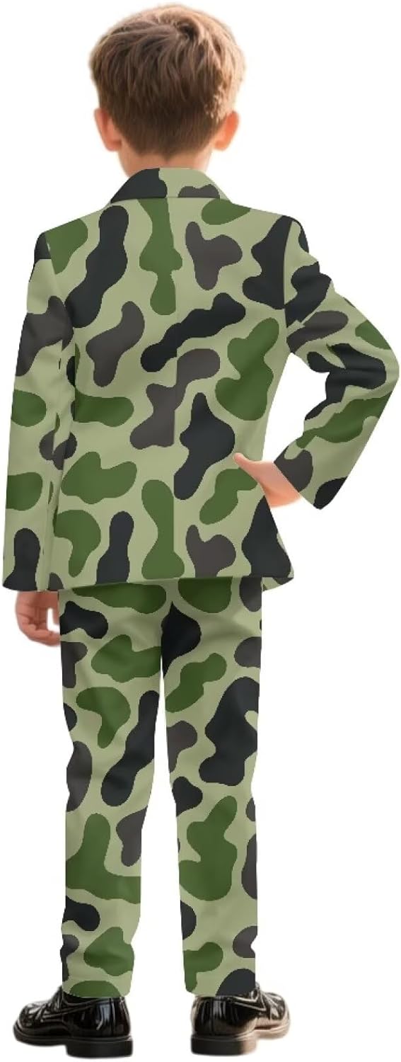 Suits for Boys' Suits Slim Fit Boys Suit Set for Party Teens Suit Funny Kids Graphic Blazer Jacket Party Dinner
