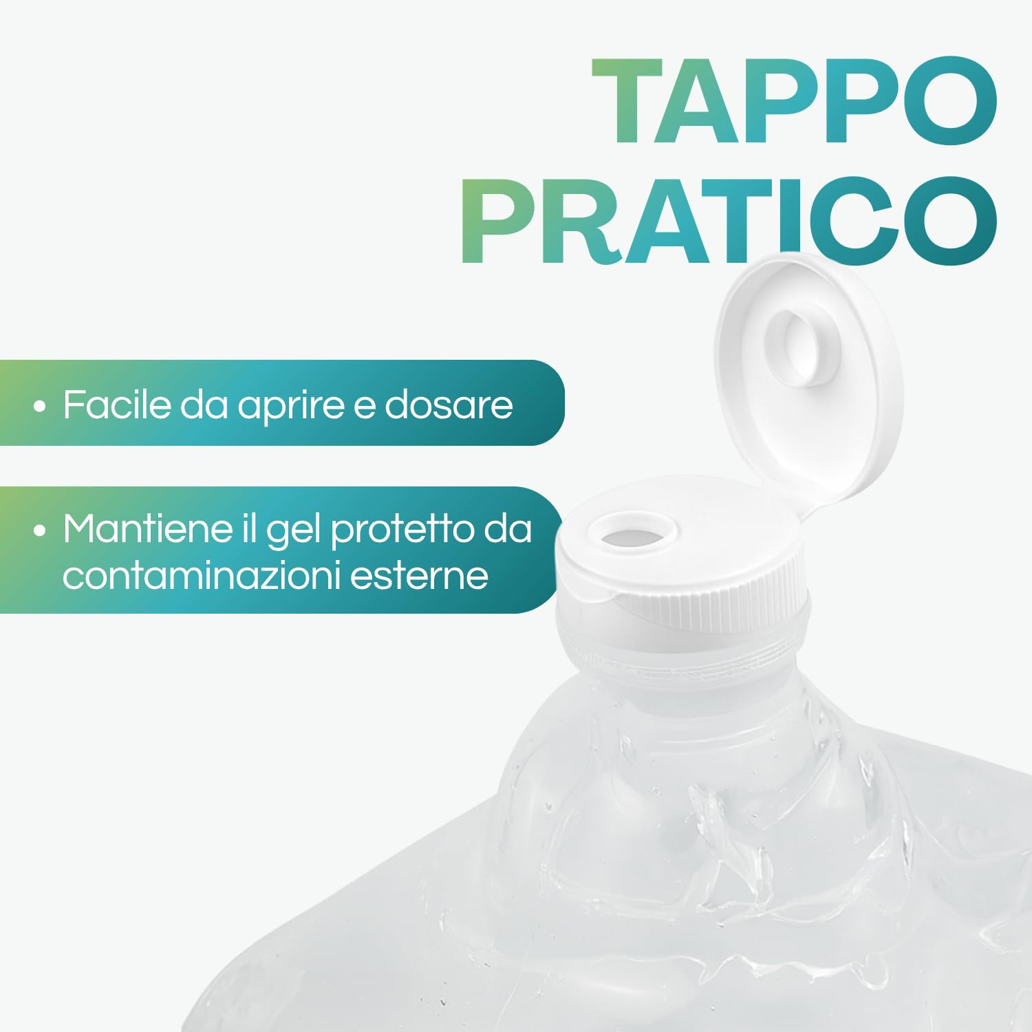 Palucart Gel Conduttore per Ultrasuoni ed Ecografie Sacca da 5000 ml con Dosatore – Denso, Trasparente, Ipoallergenico e Idrosolubile – Ideale per Tecar, Laser e IPL