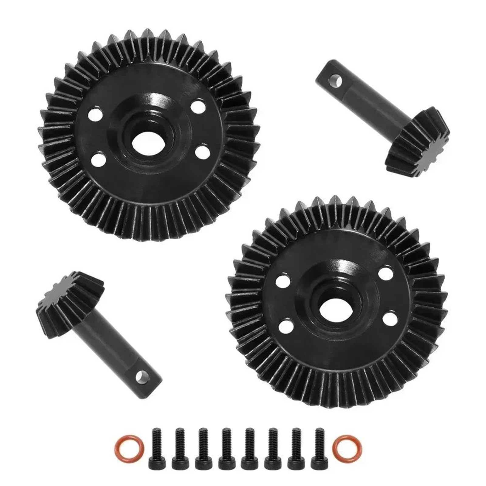 Genérico Juego Engranajes Piñón Diferencial Acero 37T 13T 5379X 5679R para Summit para E-revo Trxs 1/10 RC Piezas Mejora Coche Decorativas Piezas Coche RC
