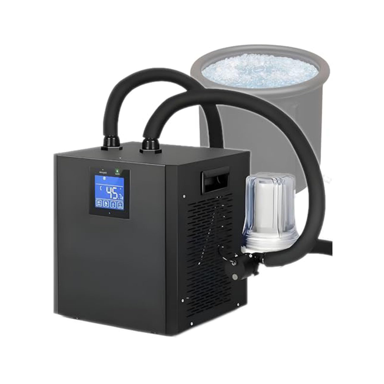 SenhE Cold Plunge Chiller for Tubs | Post-Workout Recovery | 3-50℃ Adjustable Water Cooler 600W with LED Display | for Portable Tubs and Home Use
