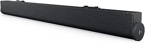 melhor soundbar barata: Dell Barra de som de conferência fina para monitor – SB522A – Microfone magnético, mudo, atender/encerrar chamadas, certificação de zoom, certificado Microsoft Teams