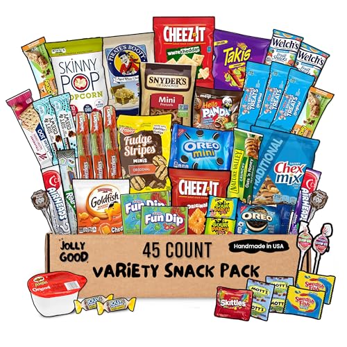 Jolly Good 45 Count Premium Brand Snack Box Variety Pack
