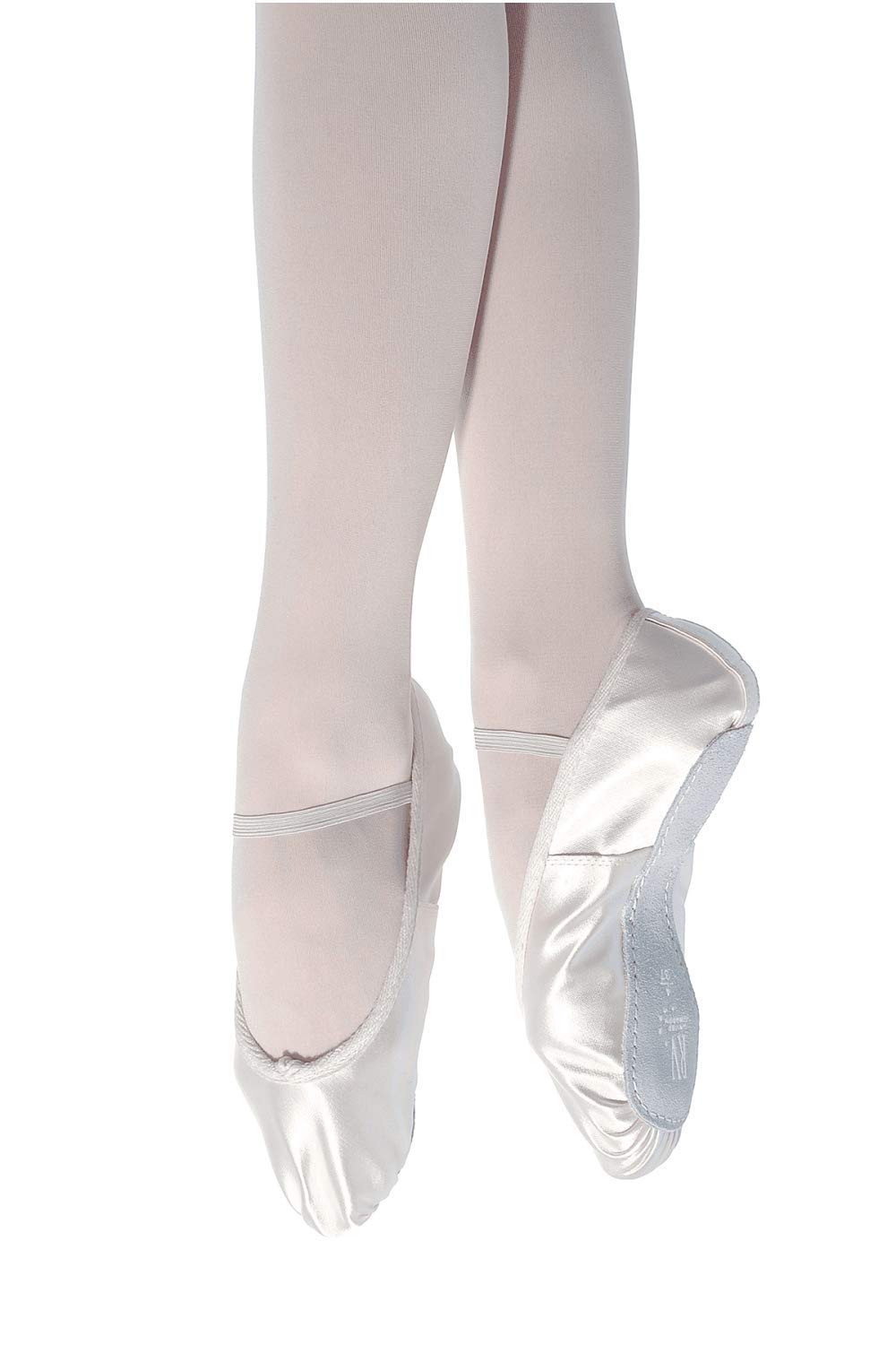Roch ValleyFull Sole Satin Ballet Shoes - Regular Fit 4.5 White