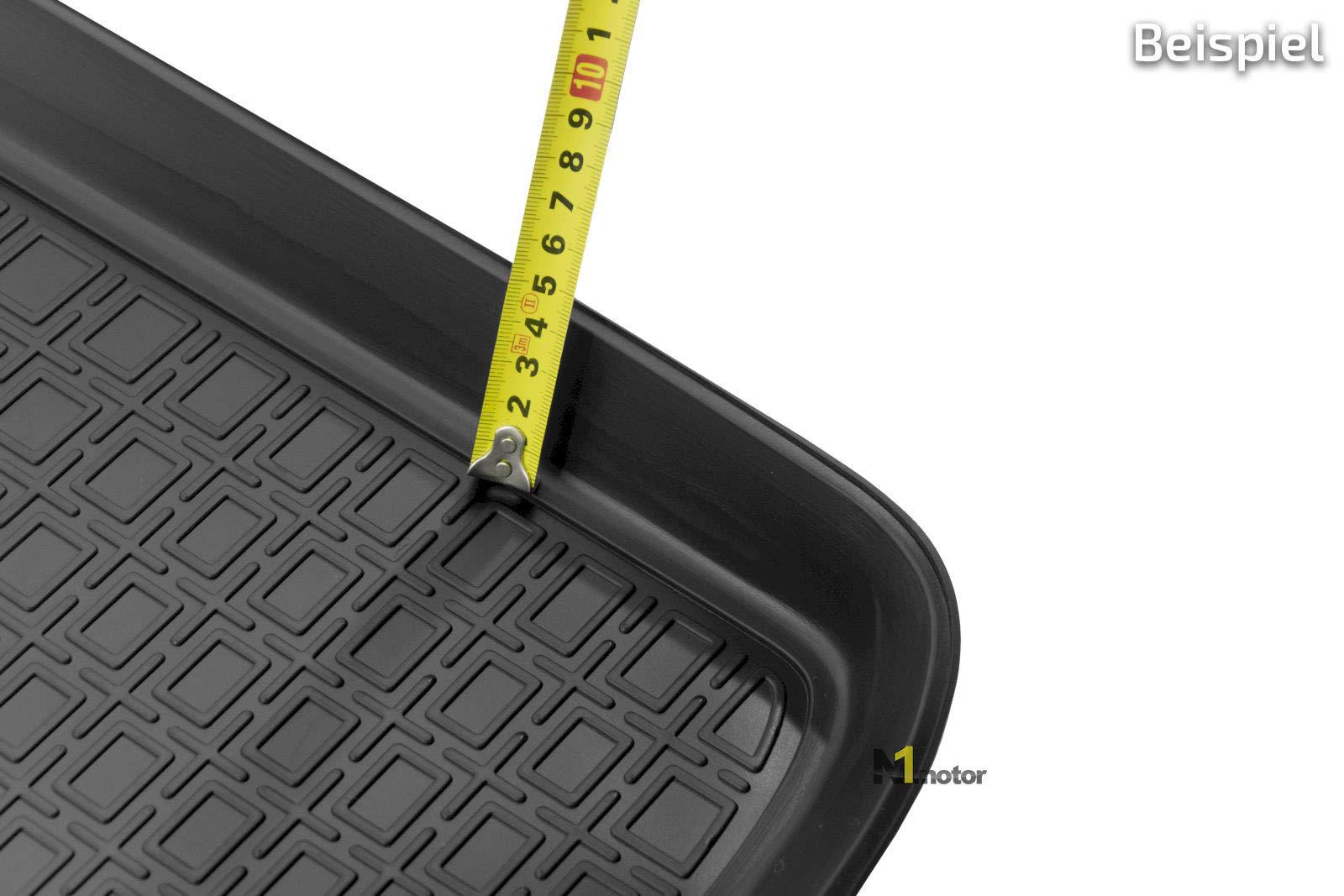 J&J Automotive Alfombrillas de Goma 3D para Coche, compatibles con Megane 4, a Partir de 2016, Borde de 4 cm, para Todas Las Condiciones meteorológicas, 4 Piezas