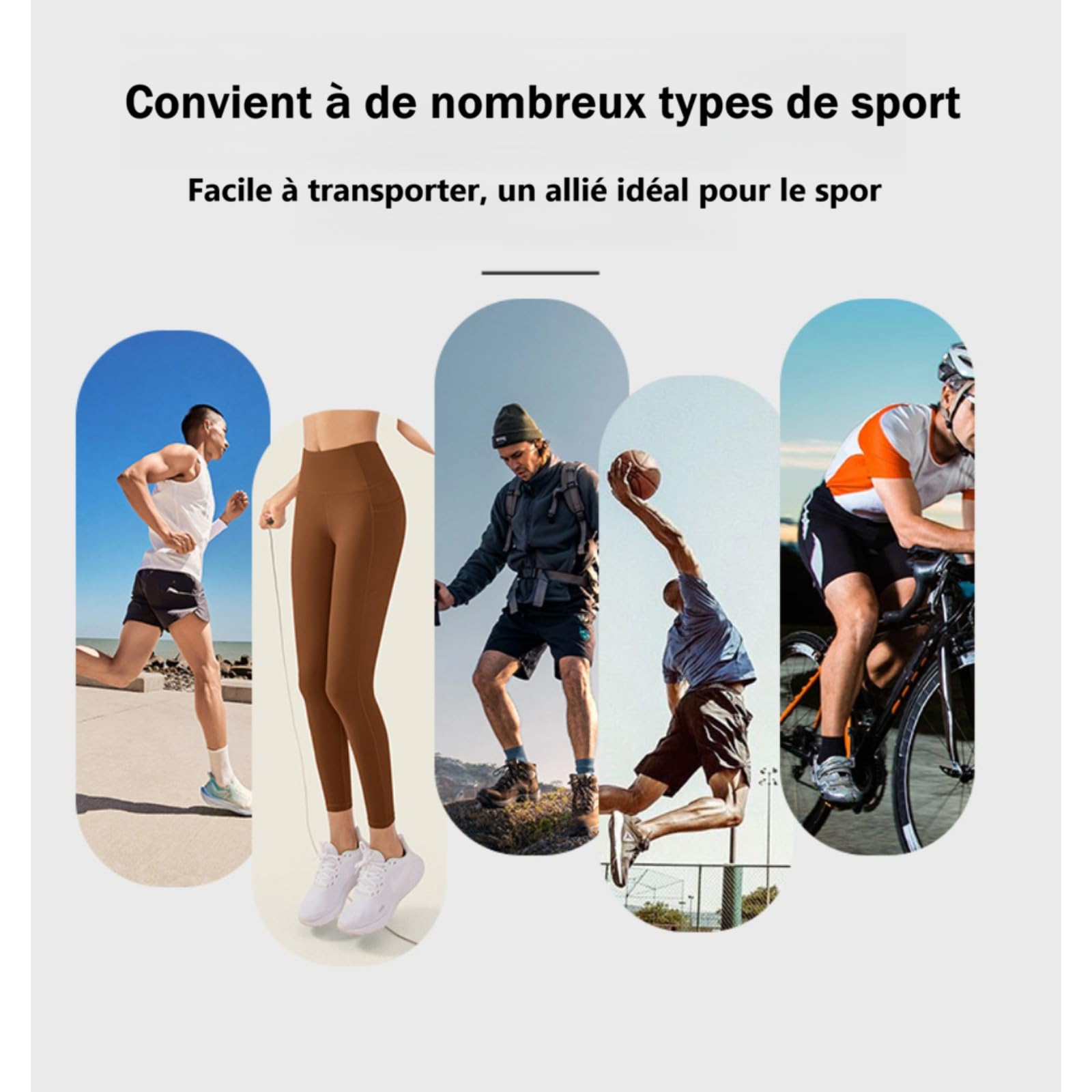 Inolyo Support Rotulien Réglable Antidérapant, Sangle Rotulienne Genoux(noir,2pcs)