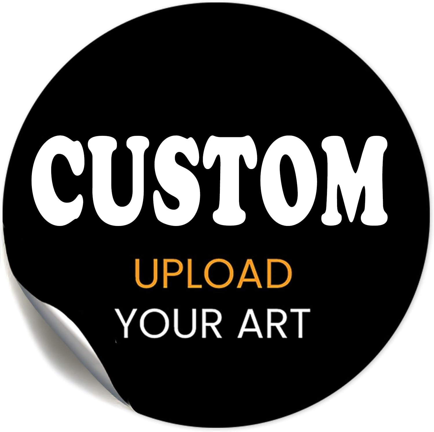 Personalized Business Logo Stickers - Ideal for Weddings, Birthdays, Favors & More. Waterproof, Fade & Heat Resistant. Pack of 10 to 1000. (Custom