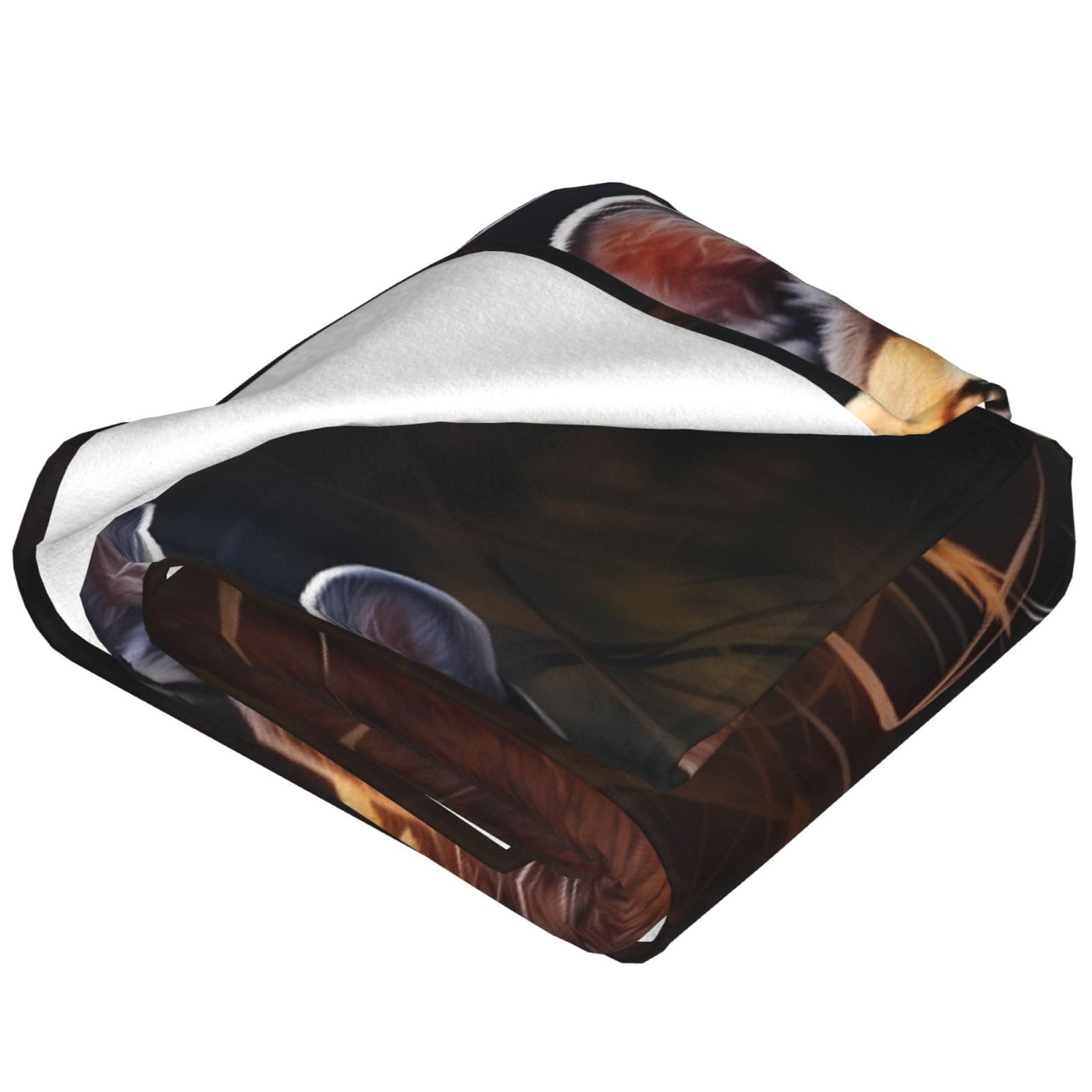 Morbida coperta di flanella stampata cougar coperta da viaggio adatta per camere da letto, soggiorni e campeggio 203,2 x 152,4 cm