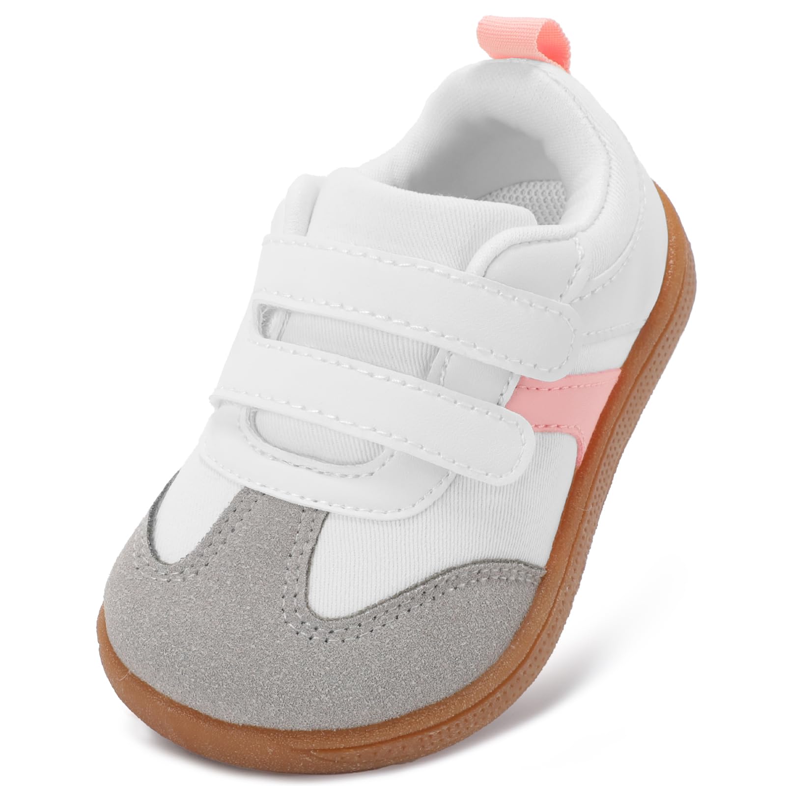Toddler Wide Toe Box Barefoot Shoes Boys Girls Sneakers Zero Drop Kid Tennis Running Shoes Lightweight Non-Slip Comfortable Infant First Walking Shoe Outdoor Activities School-image-39