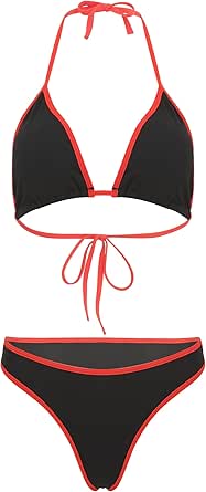 Amazon.com: Lorilida Women Sexy Brazilian Bikini Set 2 Piece Spaghetti