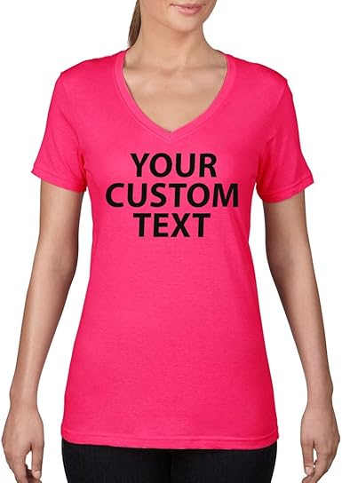 Personalised v neck t shirts Clearance