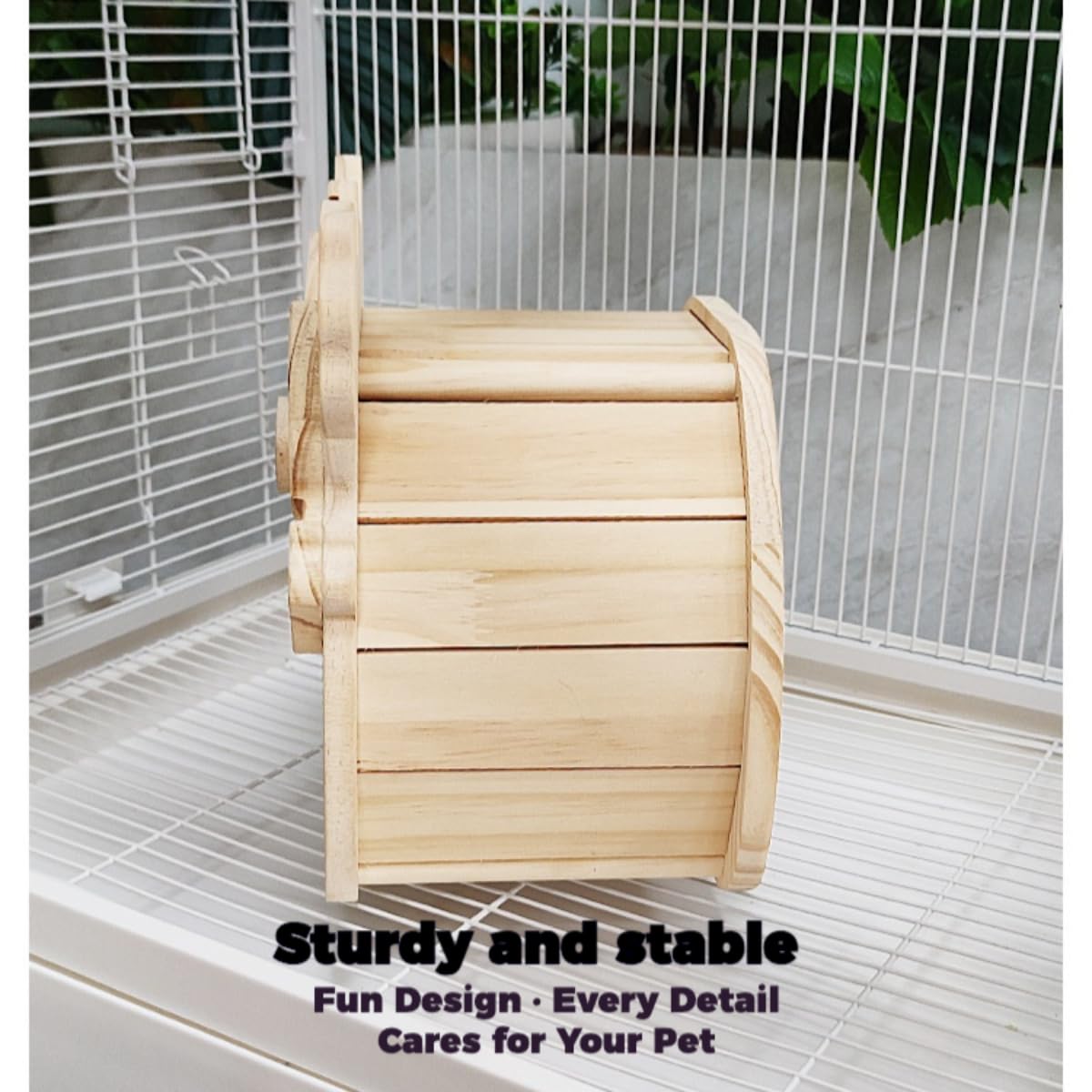 Chinchilla Hideout - Escondite de madera natural para chinchilla, ardilla, azúcar, planeadores