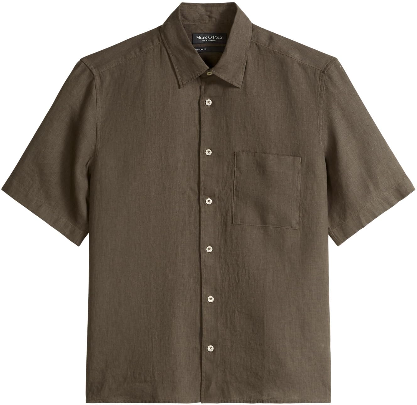 Marc OߴPolo Uomo Camicia in lino a maniche lunghe regular fit