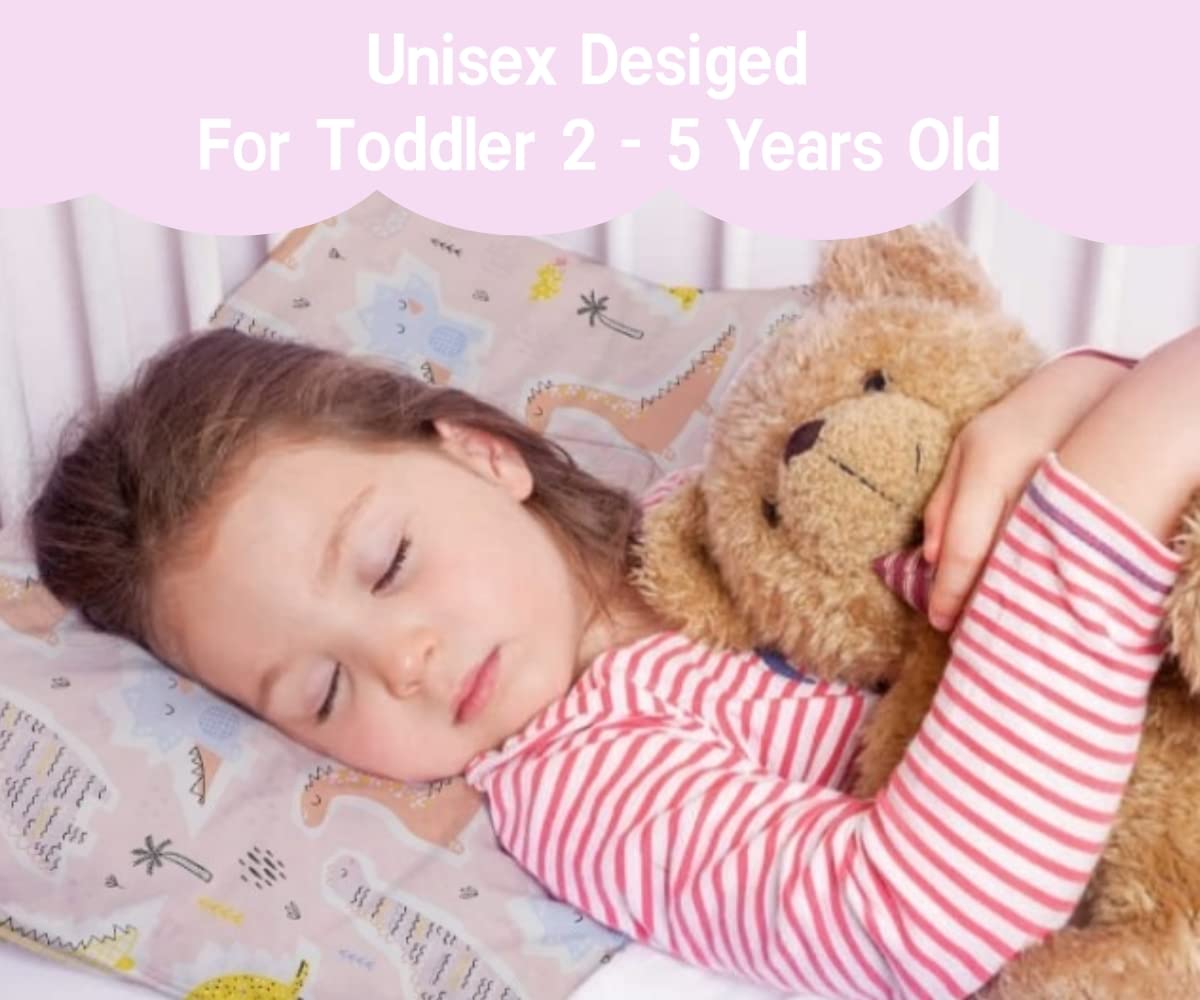Federa per cuscino 40x60 cm cotone biologico confezione da 2 per bambini neonati passeggino con chiusura a busta