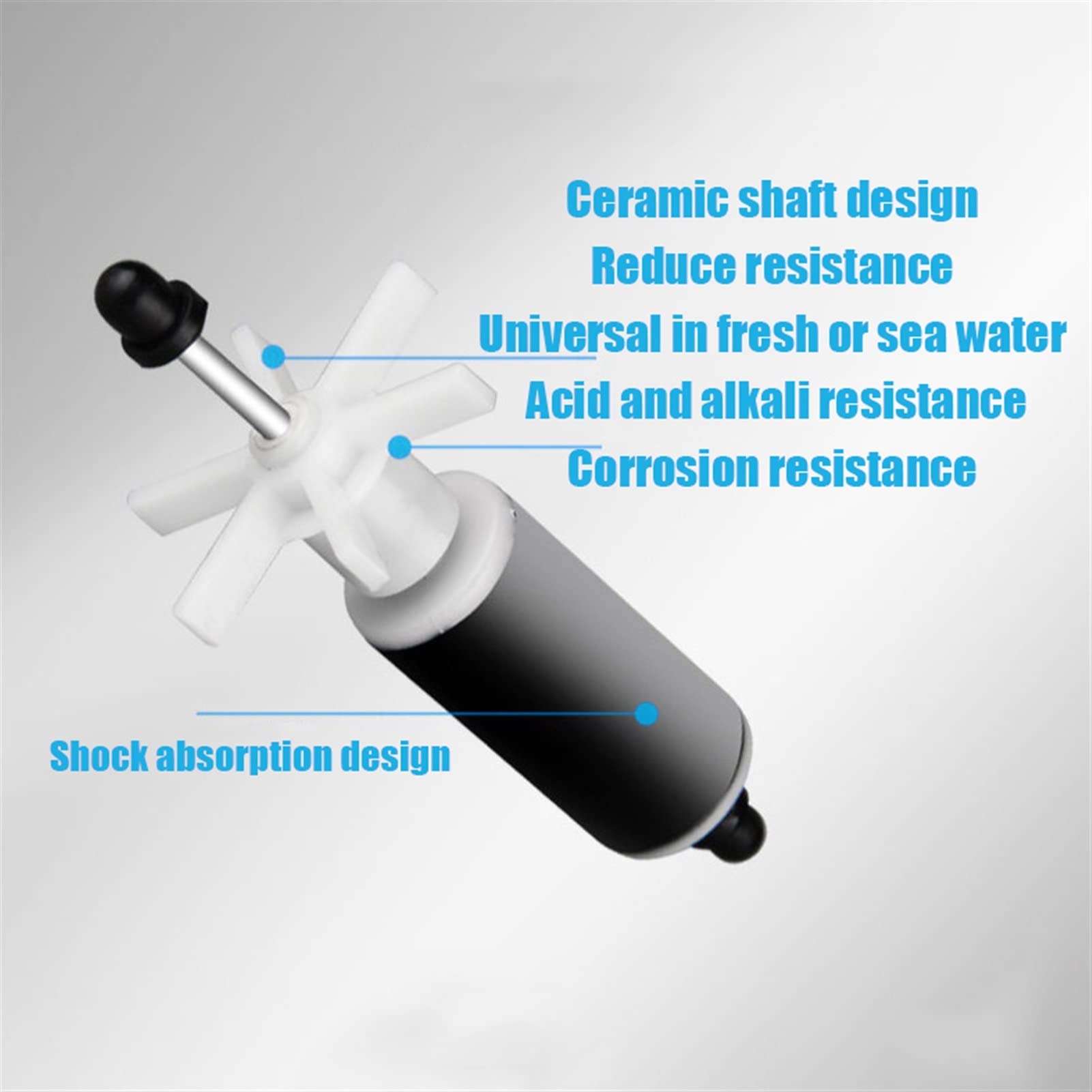 Bomba sumergible pequeña ajustable Bomba de agua sumergible 10/18/25/45/60/85/105 W, 600-4500 L/H, 220 V, for acuario, estanque, tanque, boquilla temperatura(60W)