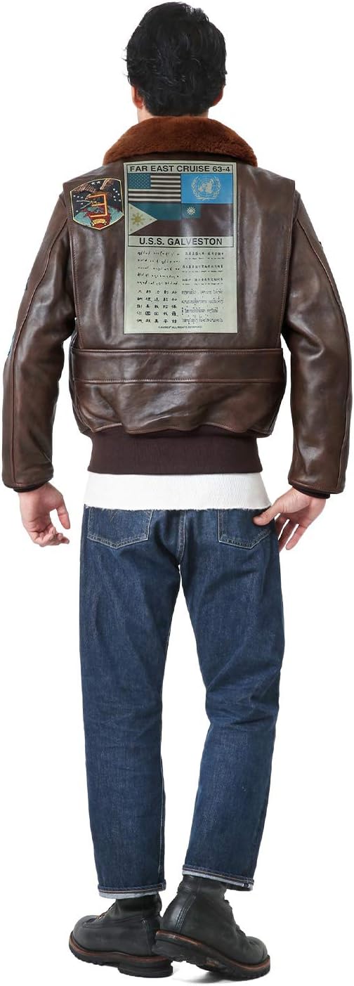 AVIREX×GDC】Leather Swingtop brown AVIREX×GDC】Leather Swingtop(M