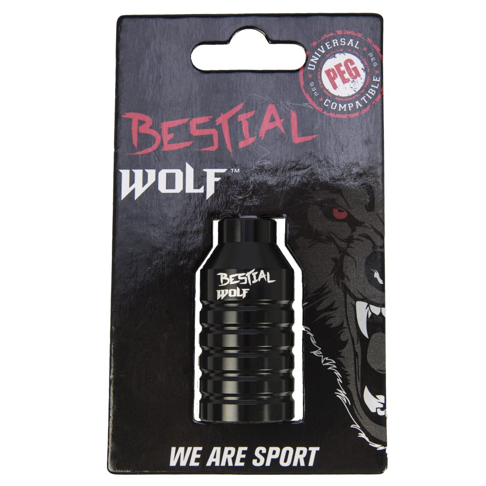 Bestial Wolf SLIDER441 estribera individual sin tornillos negro